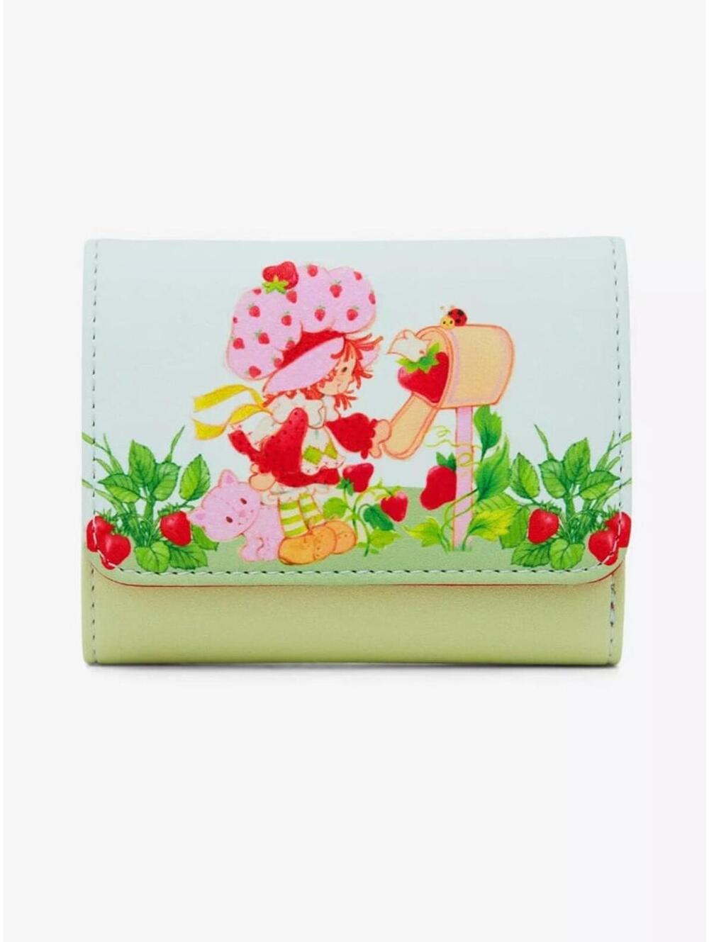 Loungefly Strawberry Shortcake Mailbox Mini Flap Wallet